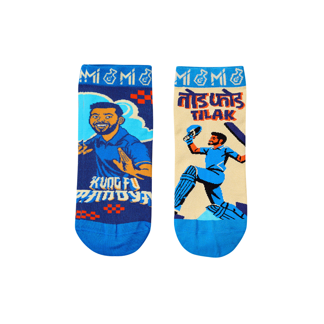 MI: Strike Stompers Ankle Length Socks (Pack of 2)
