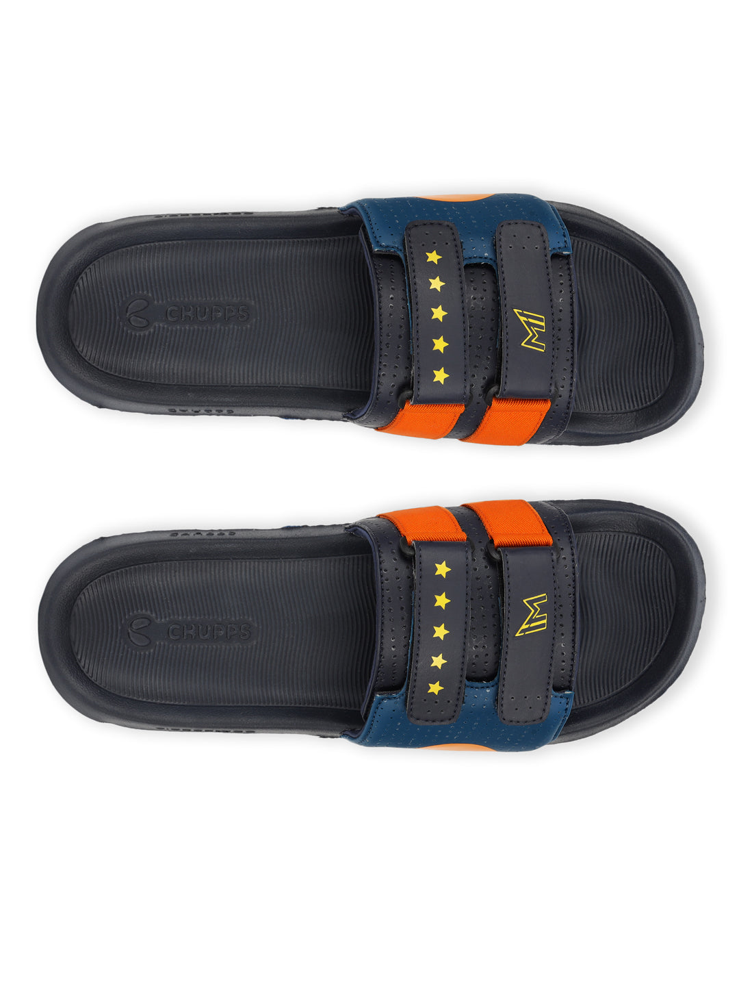 MI: Men's GLORY ORANGE NAVY Airsoft Casual Slider - MI Shop