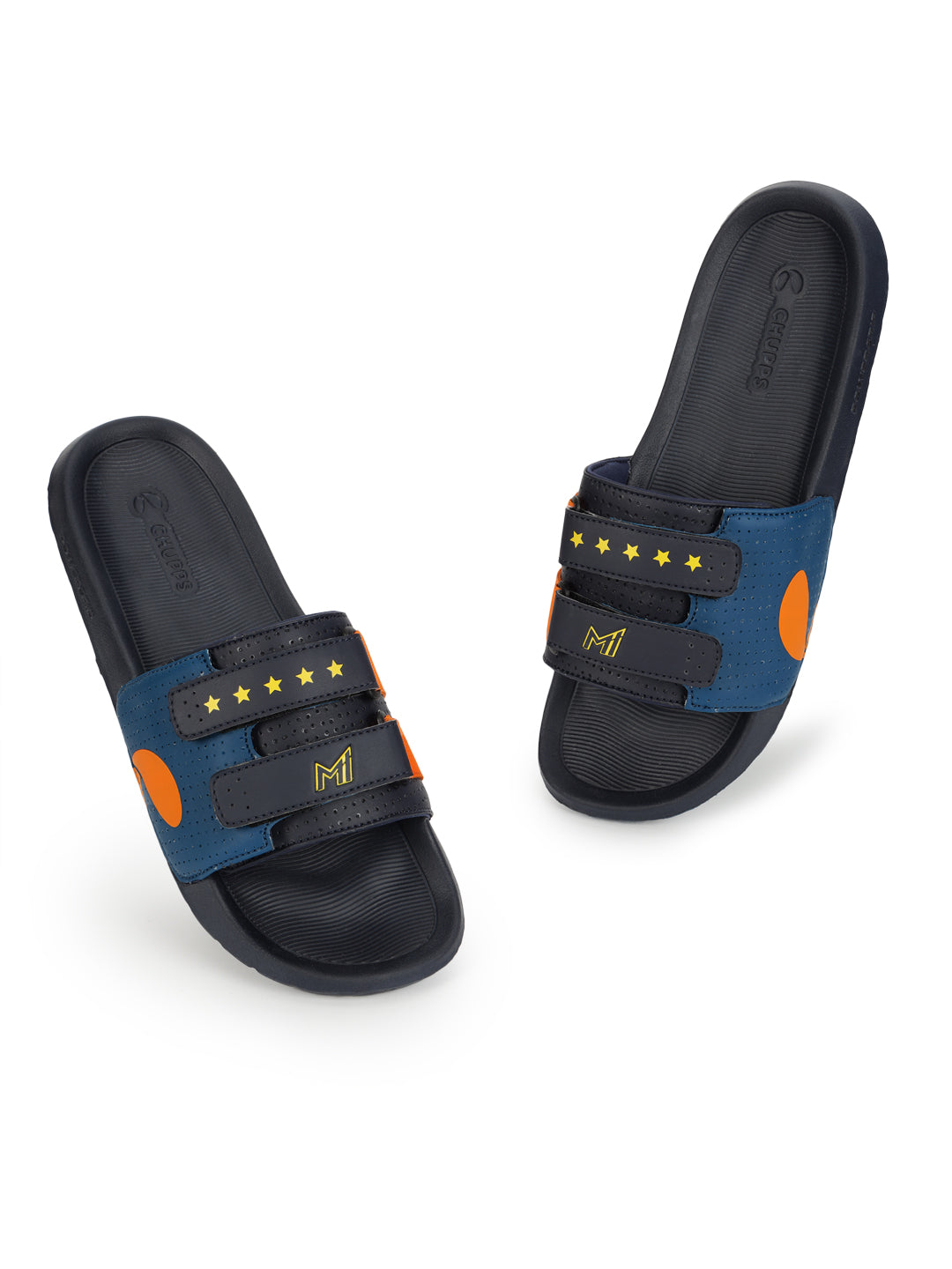 MI: Men's GLORY ORANGE NAVY Airsoft Casual Slider - MI Shop