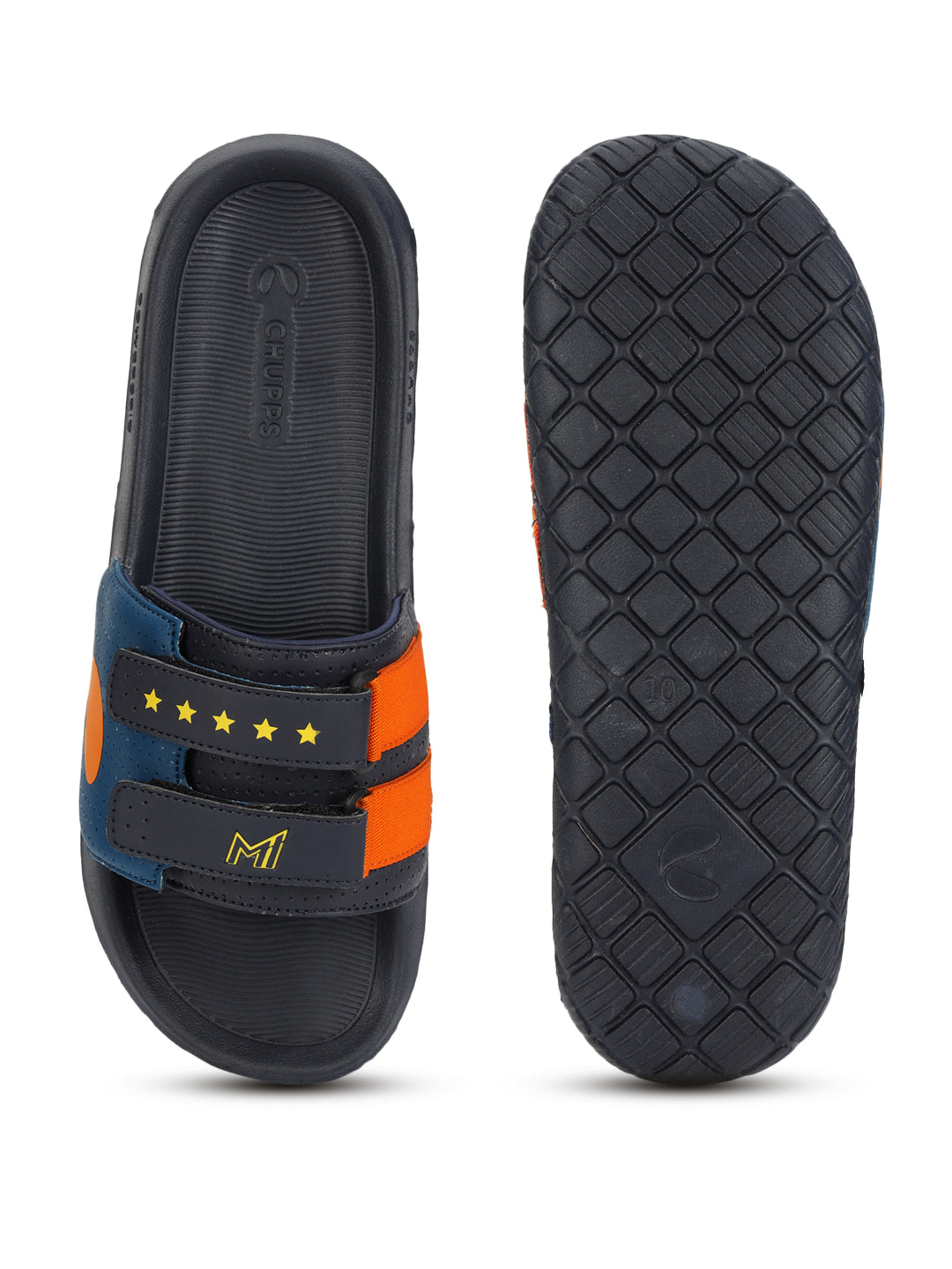 MI: Men's GLORY ORANGE NAVY Airsoft Casual Slider - MI Shop
