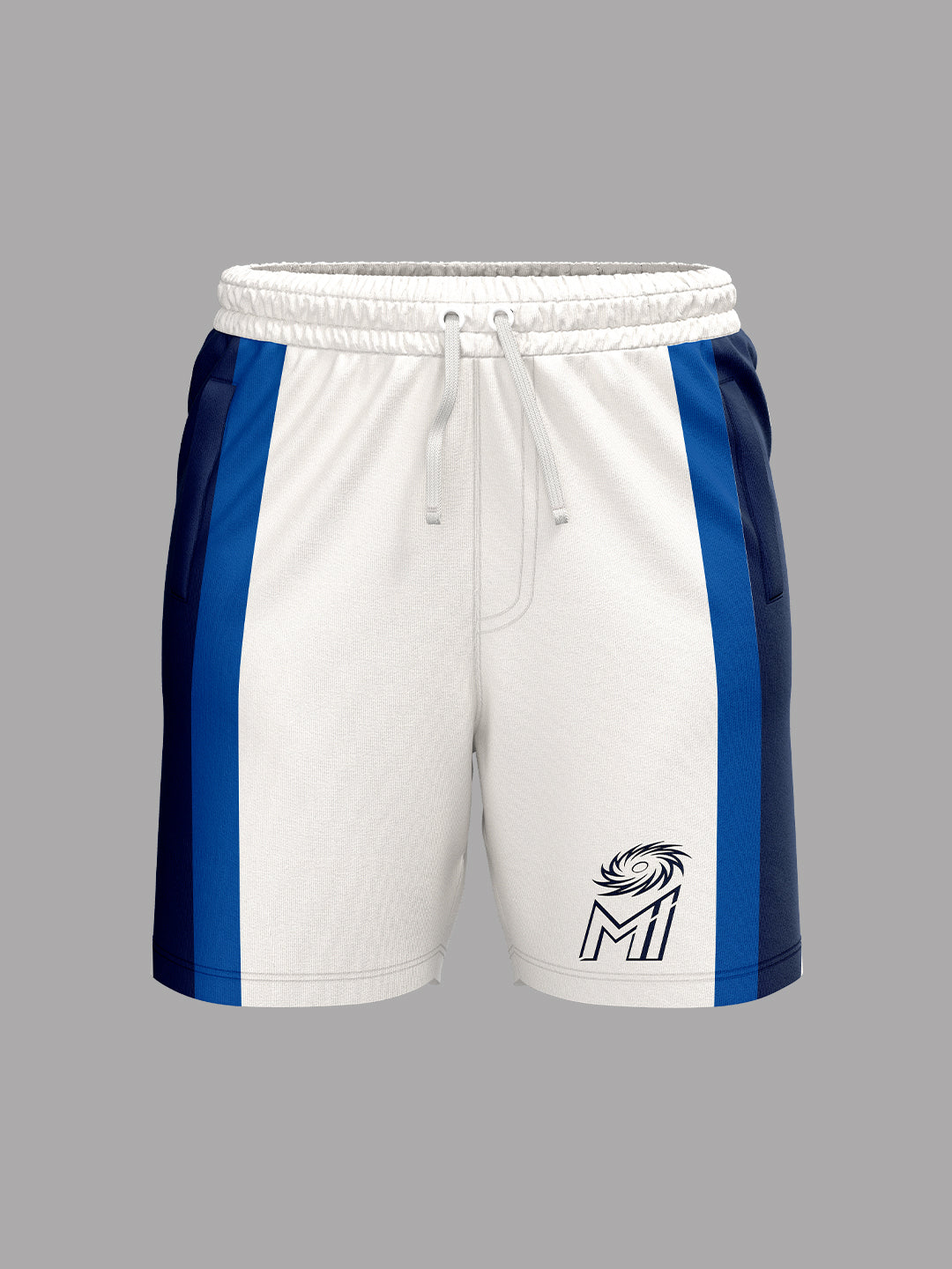 MI: White & Blue Shorts