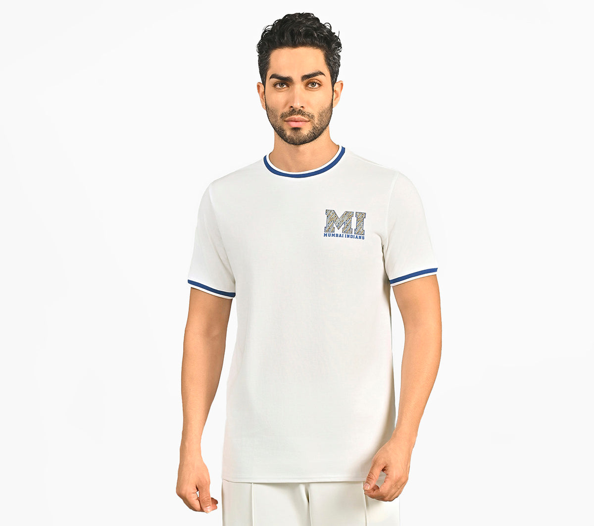 MI: Pattern Logo Back Print T-shirt